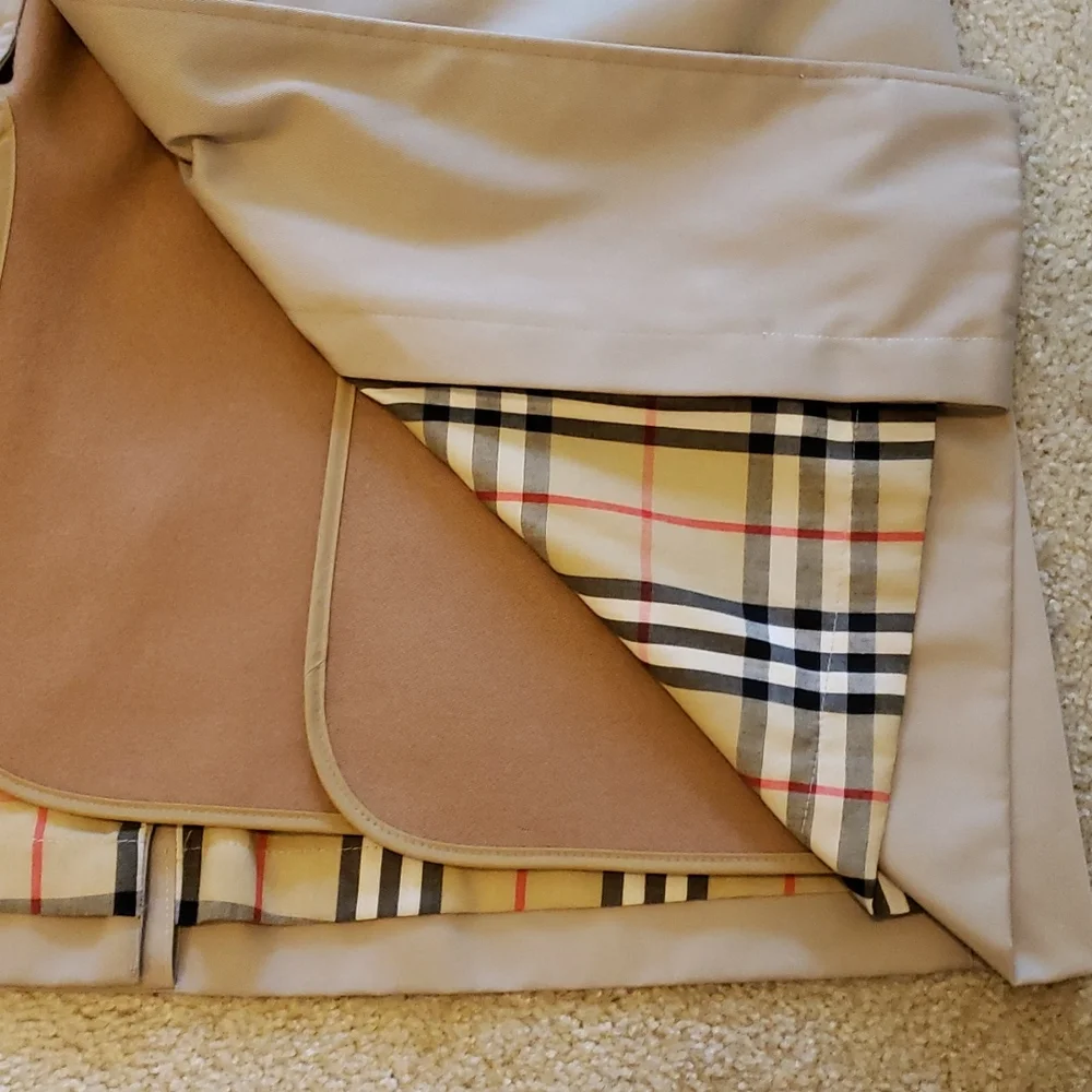 BURBERRY NOVA CHECK LINED REMOVABLE WOOL LINER CAR COAT TRENCH COAT - Picture 12 of 14